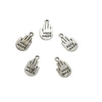 Zinc Alloy Hand Pendants, plated Approx 1mm, Approx 