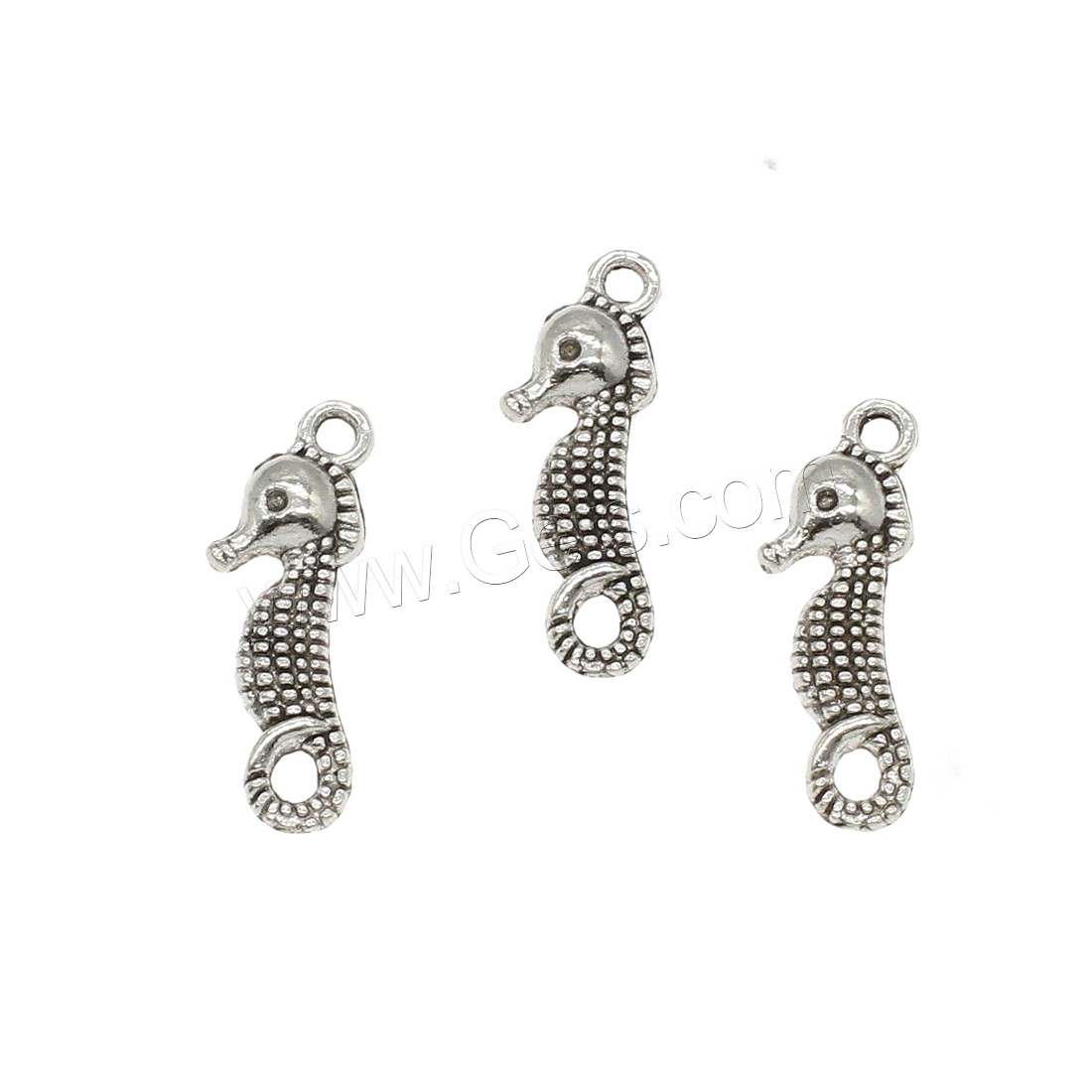 Zinc Alloy Animal Pendants, Seahorse, plated, more colors for choice, 7x21x2mm, Hole:Approx 1.6mm, Approx 2000PCs/KG, Sold By KG