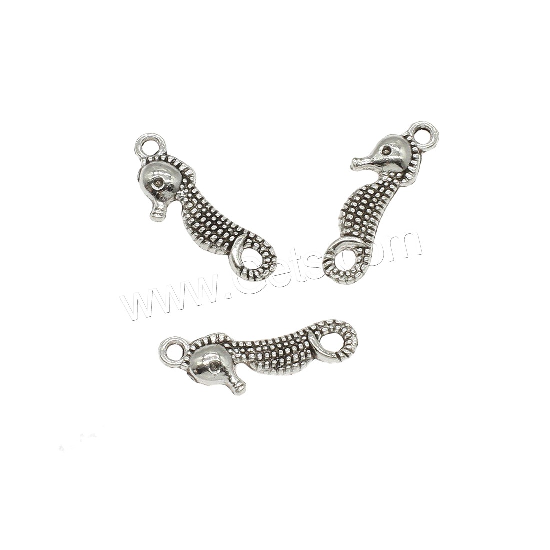 Zinc Alloy Animal Pendants, Seahorse, plated, more colors for choice, 7x21x2mm, Hole:Approx 1.6mm, Approx 2000PCs/KG, Sold By KG