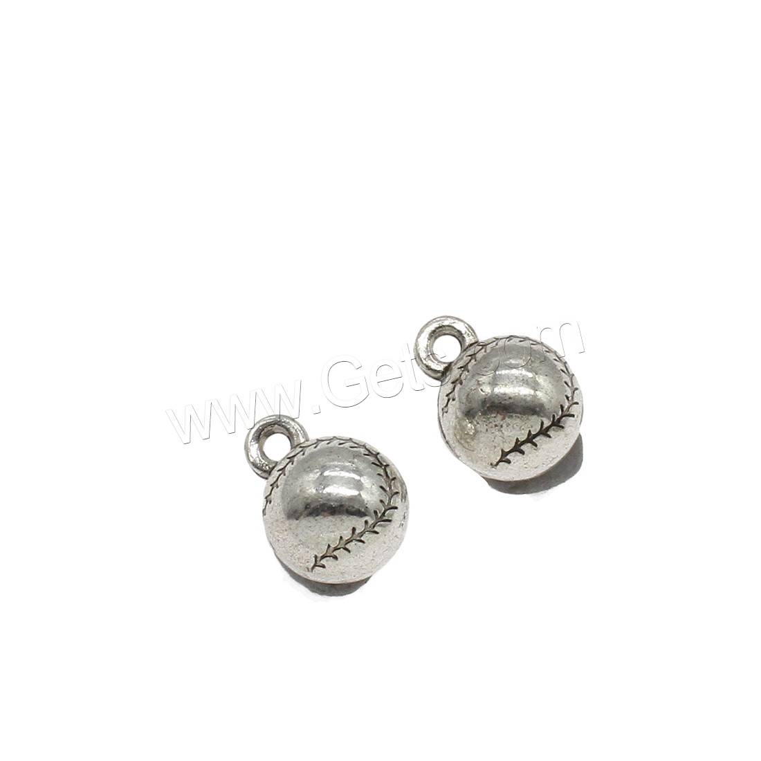 Zinc Alloy Jewelry Pendants, Round, plated, more colors for choice, 10x13mm, Hole:Approx 2mm, Approx 833PCs/KG, Sold By KG