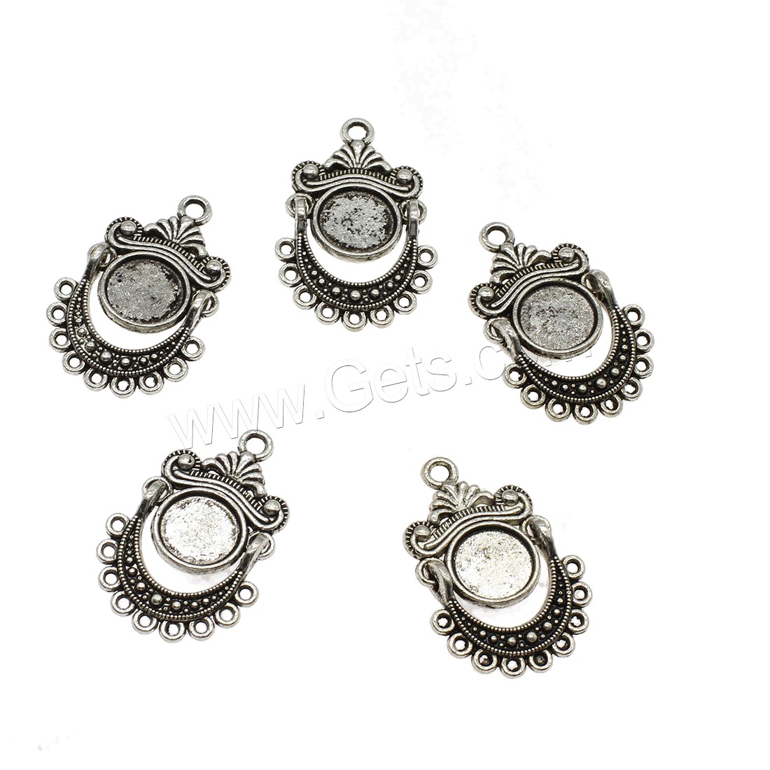 Zinc Alloy Charm Connector, plated, 1/9 loop, more colors for choice, 20x31x2mm, Hole:Approx 2mm, Approx 312PCs/KG, Sold By KG