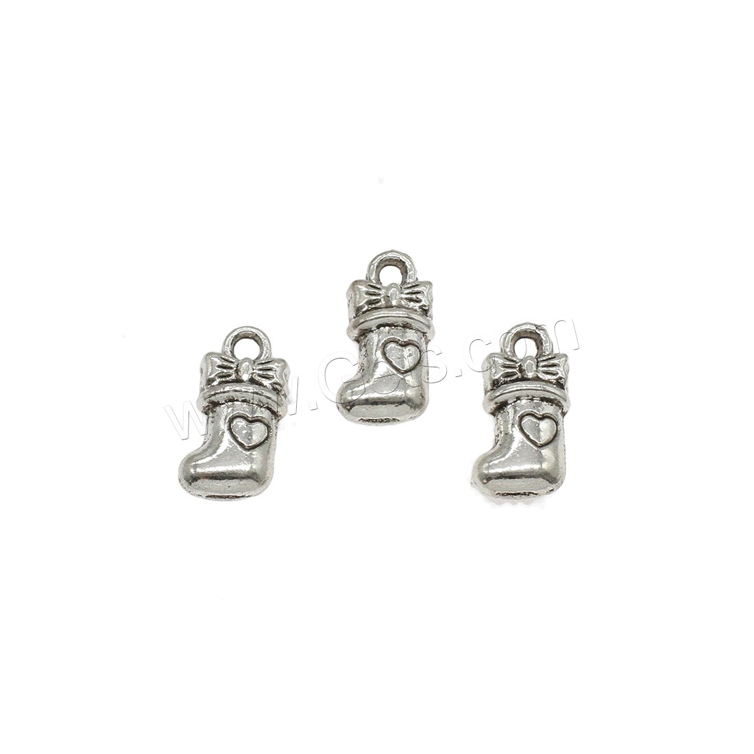 Zinc Alloy Jewelry Pendants, Socks, plated, more colors for choice, 8.5x17x3.5mm, Hole:Approx 2mm, Approx 1111PCs/KG, Sold By KG