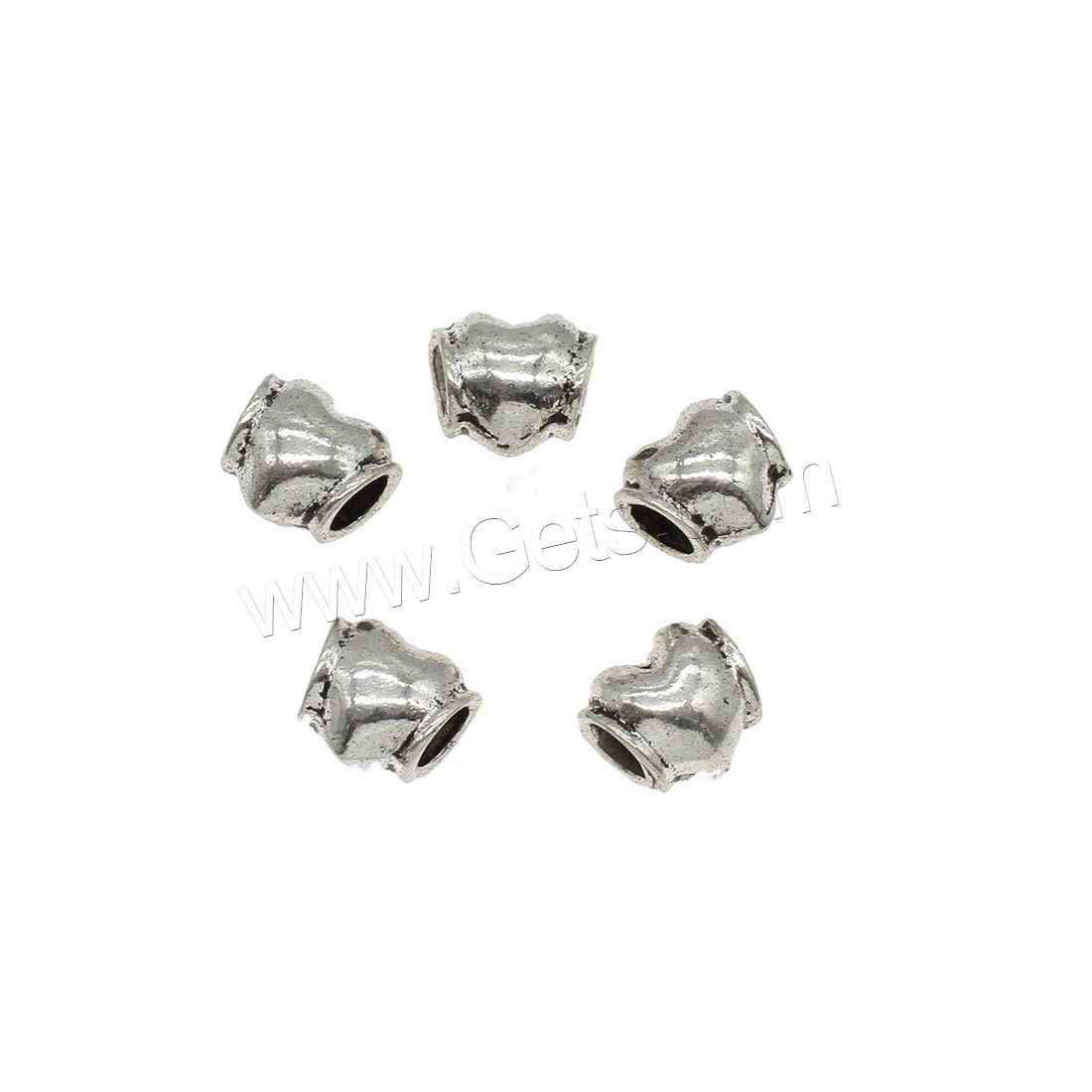 Zinc Alloy European Beads, plated, more colors for choice, 11x8x4.5mm, Hole:Approx 4.5mm, Approx 384PCs/KG, Sold By KG