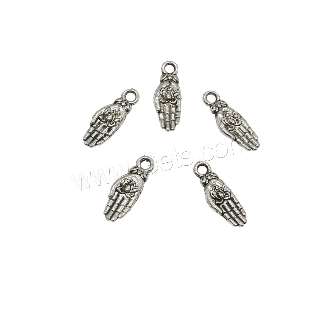 Zinc Alloy Hand Pendants, plated, more colors for choice, 6.5x17.5x2.5mm, Hole:Approx 1.7mm, Approx 1111PCs/KG, Sold By KG