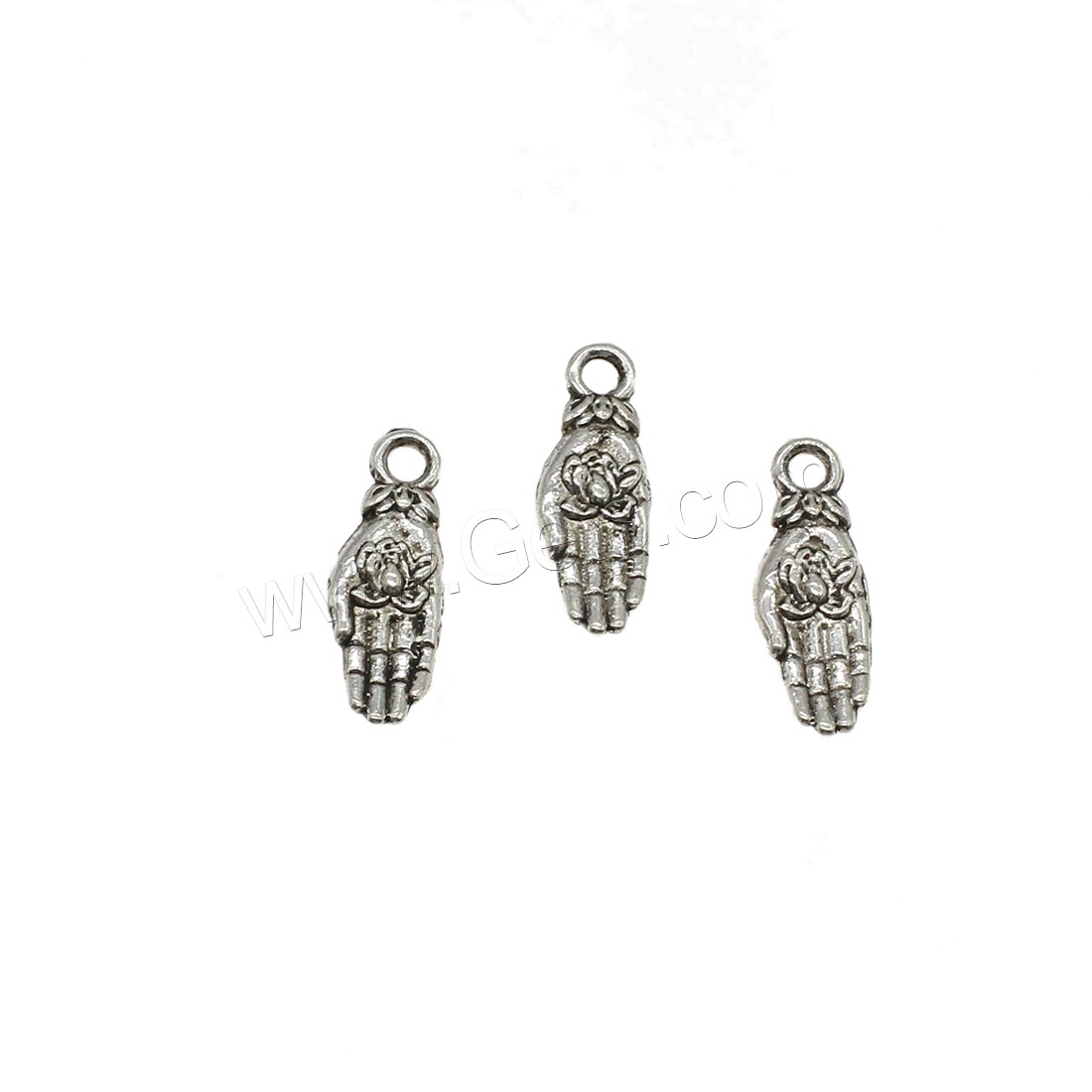 Zinc Alloy Hand Pendants, plated, more colors for choice, 6.5x17.5x2.5mm, Hole:Approx 1.7mm, Approx 1111PCs/KG, Sold By KG