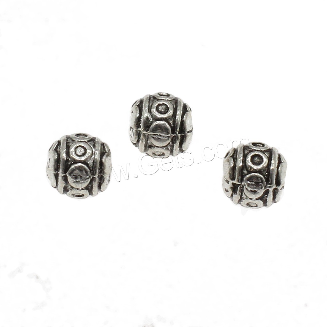 Zinc Alloy Jewelry Beads, Round, plated, more colors for choice, 7mm, Hole:Approx 1mm, Approx 714PCs/KG, Sold By KG
