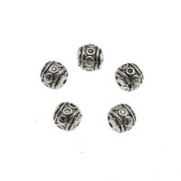Zinc Alloy Jewelry Beads, Round, plated 7mm Approx 1mm, Approx 