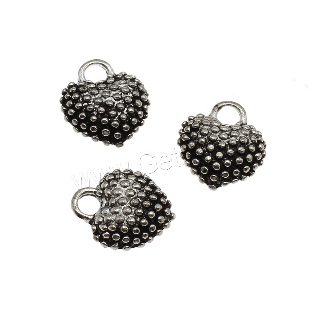 Zinc Alloy Heart Pendants, plated, more colors for choice, 14.5x16.5x4mm, Hole:Approx 3.5mm, Approx 416PCs/KG, Sold By KG