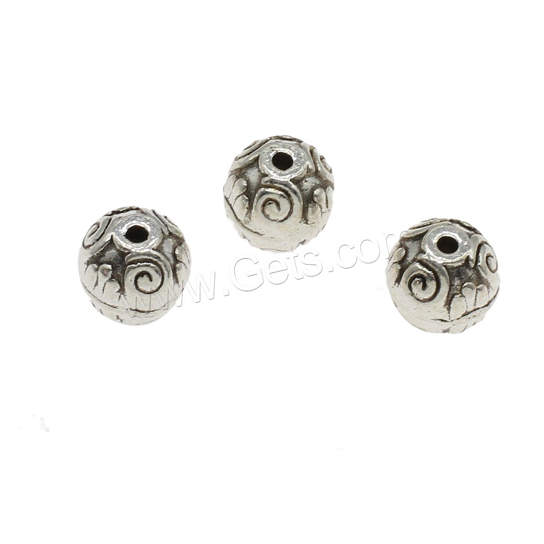 Zinc Alloy Jewelry Beads, Round, plated, more colors for choice, 10mm, Hole:Approx 1.7mm, Approx 333PCs/KG, Sold By KG