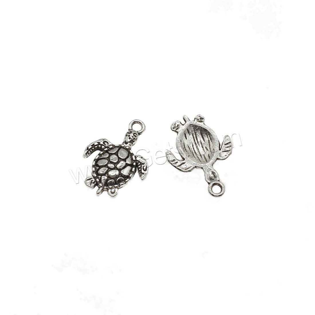 Zinc Alloy Animal Pendants, Turtle, plated, more colors for choice, 15.5x21.5x2mm, Hole:Approx 1.9mm, Approx 1000PCs/KG, Sold By KG