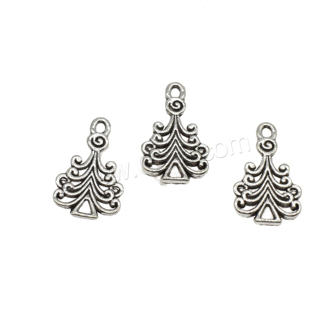 Zinc Alloy Jewelry Pendants, Tree, plated, more colors for choice, 13.5x23x1.7mm, Hole:Approx 1.6mm, Approx 714PCs/KG, Sold By KG