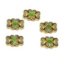 Enamel Zinc Alloy Beads, plated Approx 2.3mm 