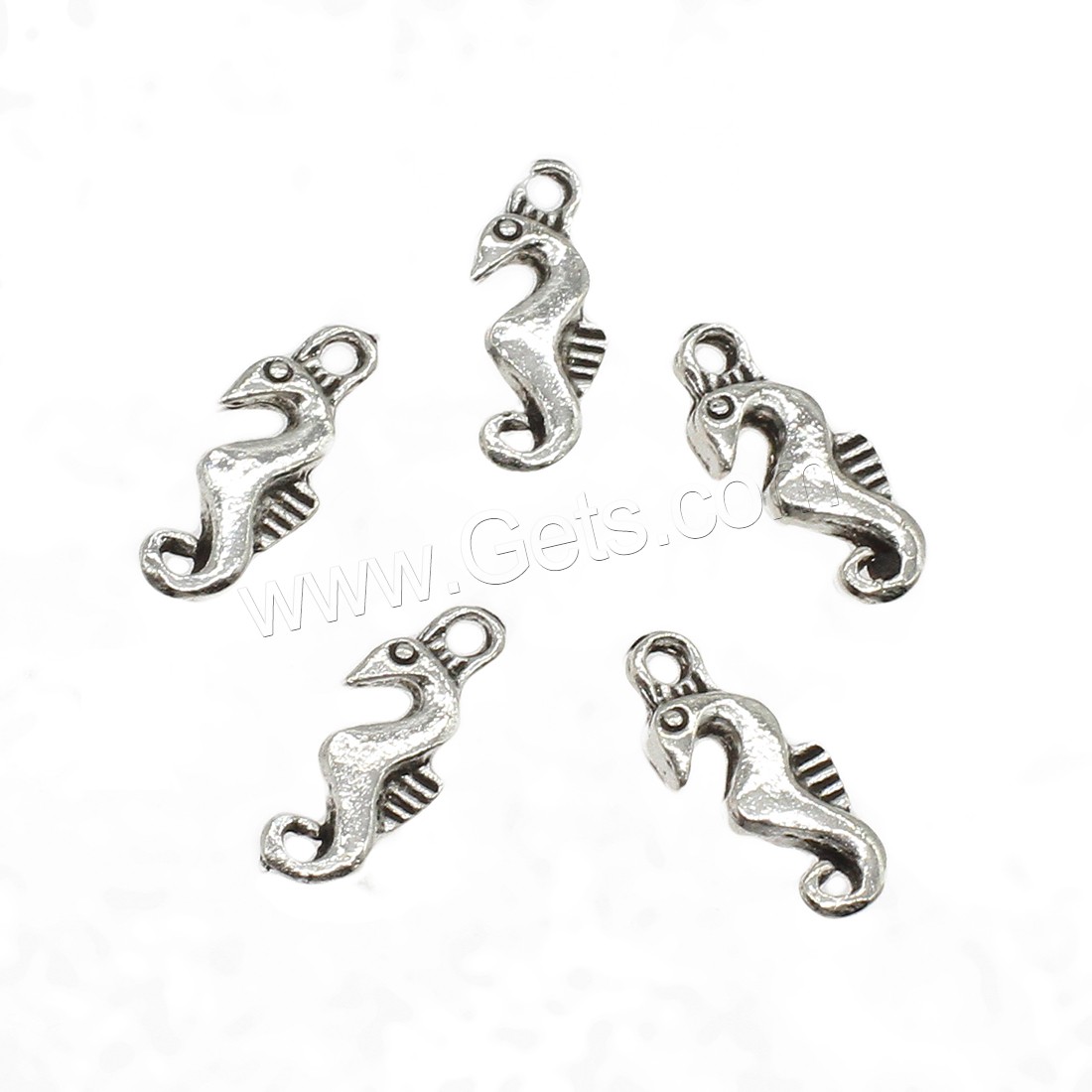 Zinc Alloy Animal Pendants, Seahorse, plated, more colors for choice, 6x16x2mm, Hole:Approx 1.2mm, Approx 1666PCs/KG, Sold By KG