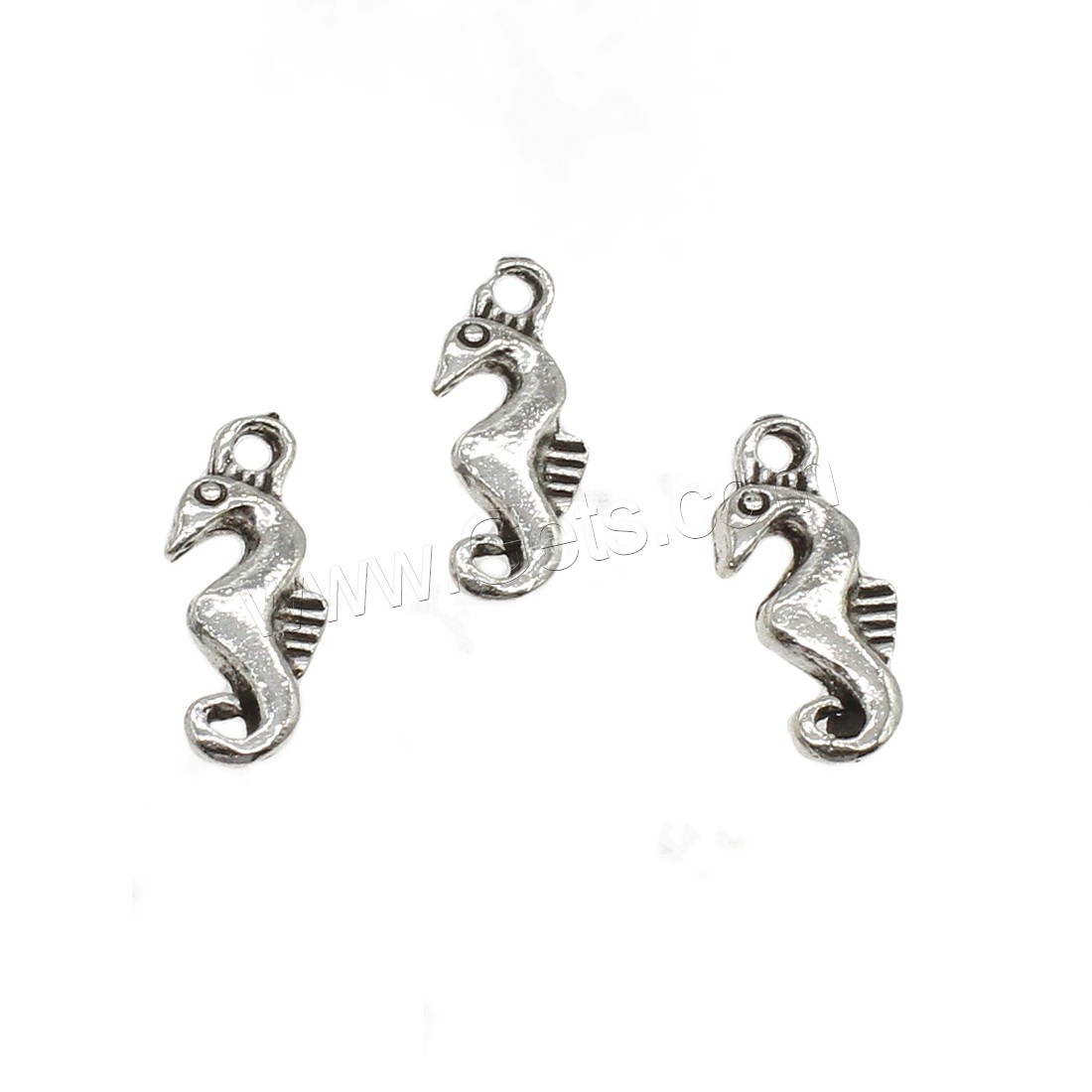 Zinc Alloy Animal Pendants, Seahorse, plated, more colors for choice, 6x16x2mm, Hole:Approx 1.2mm, Approx 1666PCs/KG, Sold By KG
