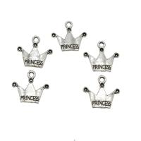 Zinc Alloy Crown Pendants, plated Approx 1.9mm, Approx 
