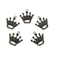 Zinc Alloy Crown Pendants, plated Approx 2mm, Approx 