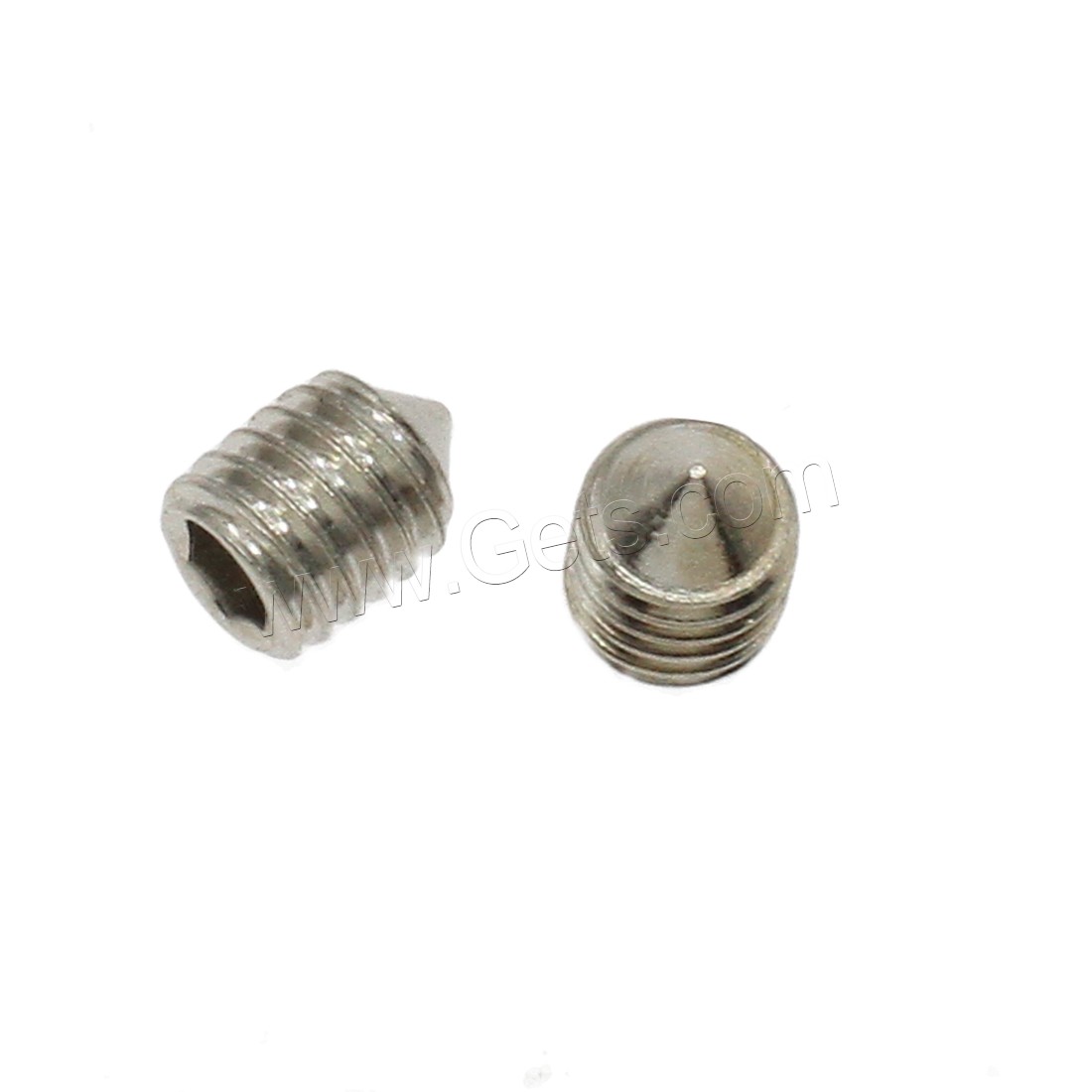 Zinc Alloy Tips, plated, more colors for choice, 6x7.5mm, Hole:Approx 3mm, Approx 1250PCs/KG, Sold By KG