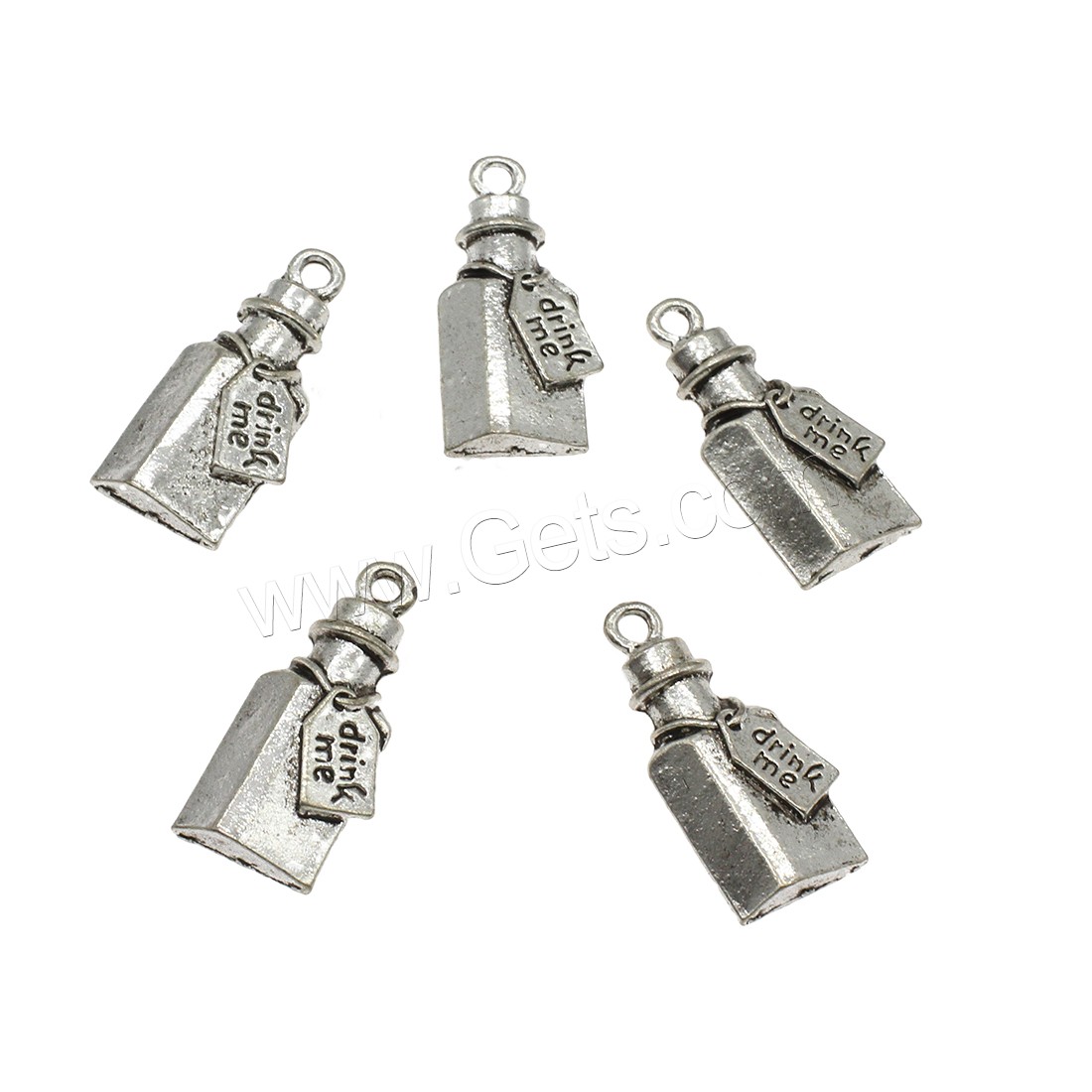 Bijoux pendentifs en Zinc alliage , alliage de zinc, Placage, plus de couleurs à choisir, 15x32.5x4mm, Trou:Environ 2.5mm, Environ 312PC/kg, Vendu par kg