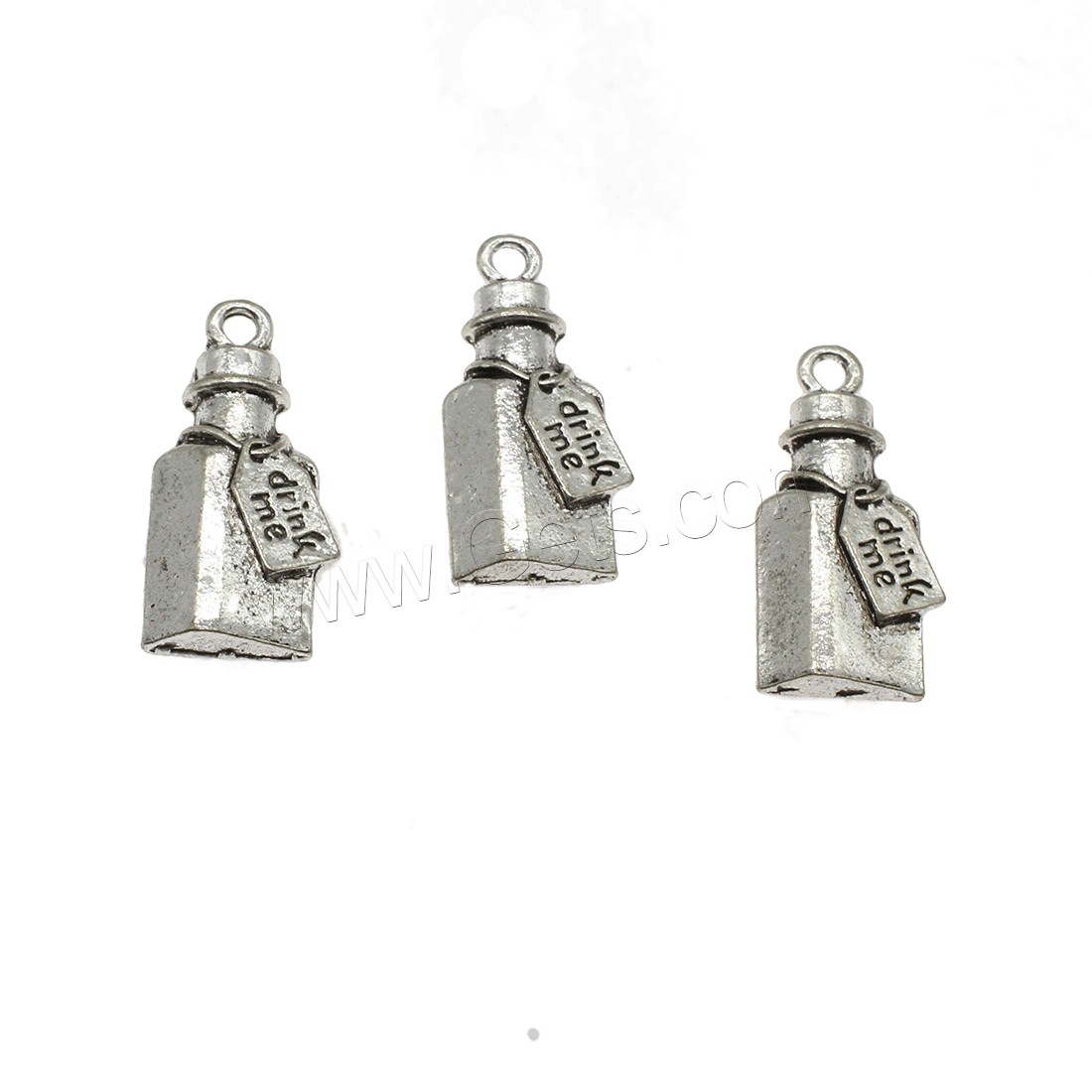 Bijoux pendentifs en Zinc alliage , alliage de zinc, Placage, plus de couleurs à choisir, 15x32.5x4mm, Trou:Environ 2.5mm, Environ 312PC/kg, Vendu par kg