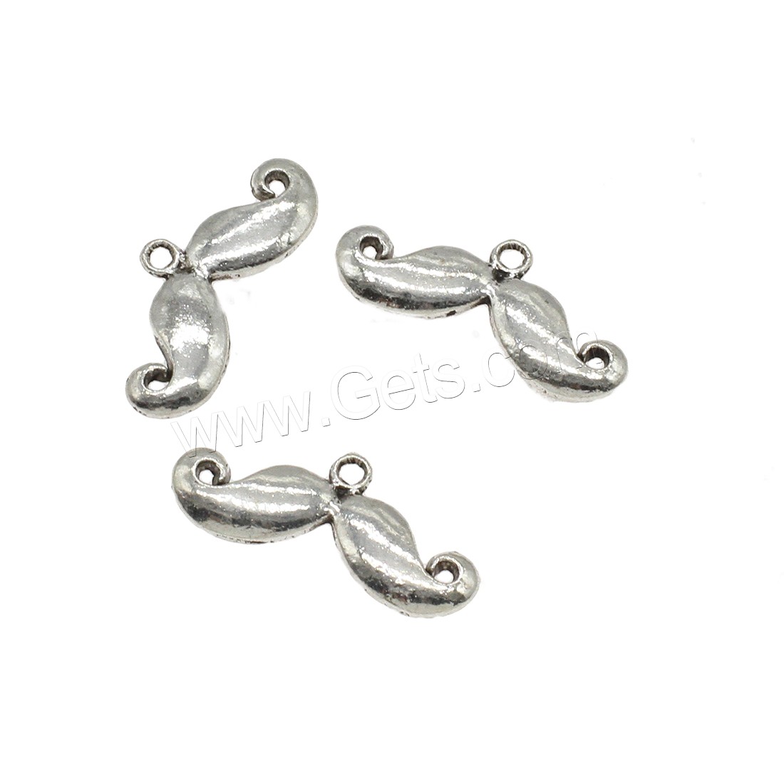 Zinc Alloy Jewelry Pendants, Mustache, plated, more colors for choice, 26.5x11.5x2mm, Hole:Approx 1.7mm, Approx 1000PCs/KG, Sold By KG
