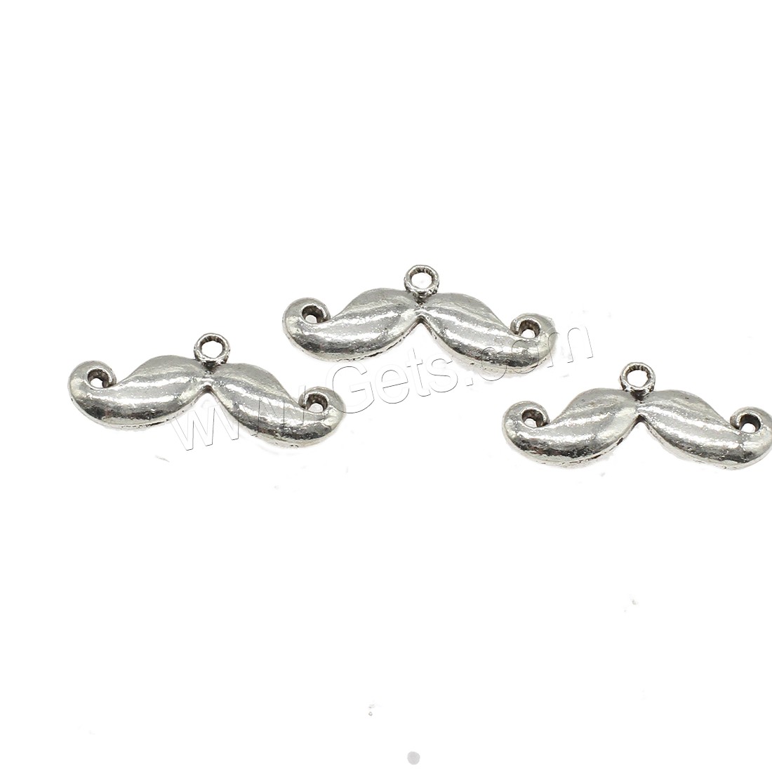 Zinc Alloy Jewelry Pendants, Mustache, plated, more colors for choice, 26.5x11.5x2mm, Hole:Approx 1.7mm, Approx 1000PCs/KG, Sold By KG