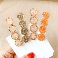 Alligator Hair Clip, Zinc Alloy, with Crystal, handmade, fashion jewelry & for woman 