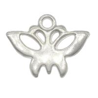CCB Plastic Pendants, Copper Coated Plastic, Butterfly, platinum color plated Approx 2mm, Approx 
