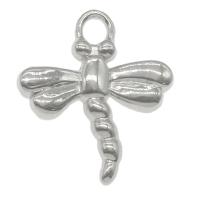 CCB Plastic Pendants, Copper Coated Plastic, Dragonfly, platinum color plated Approx 3mm, Approx 