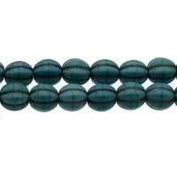 Synthetische Türkis Perlen, DIY & verschiedene Größen vorhanden, himmelblau, Bohrung:ca. 0.9mm, verkauft von Strang