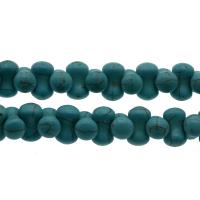 Synthetische Türkis Perlen, DIY, himmelblau, 12*8mm, Bohrung:ca. 1mm, ca. 46PCs/Strang, verkauft von Strang