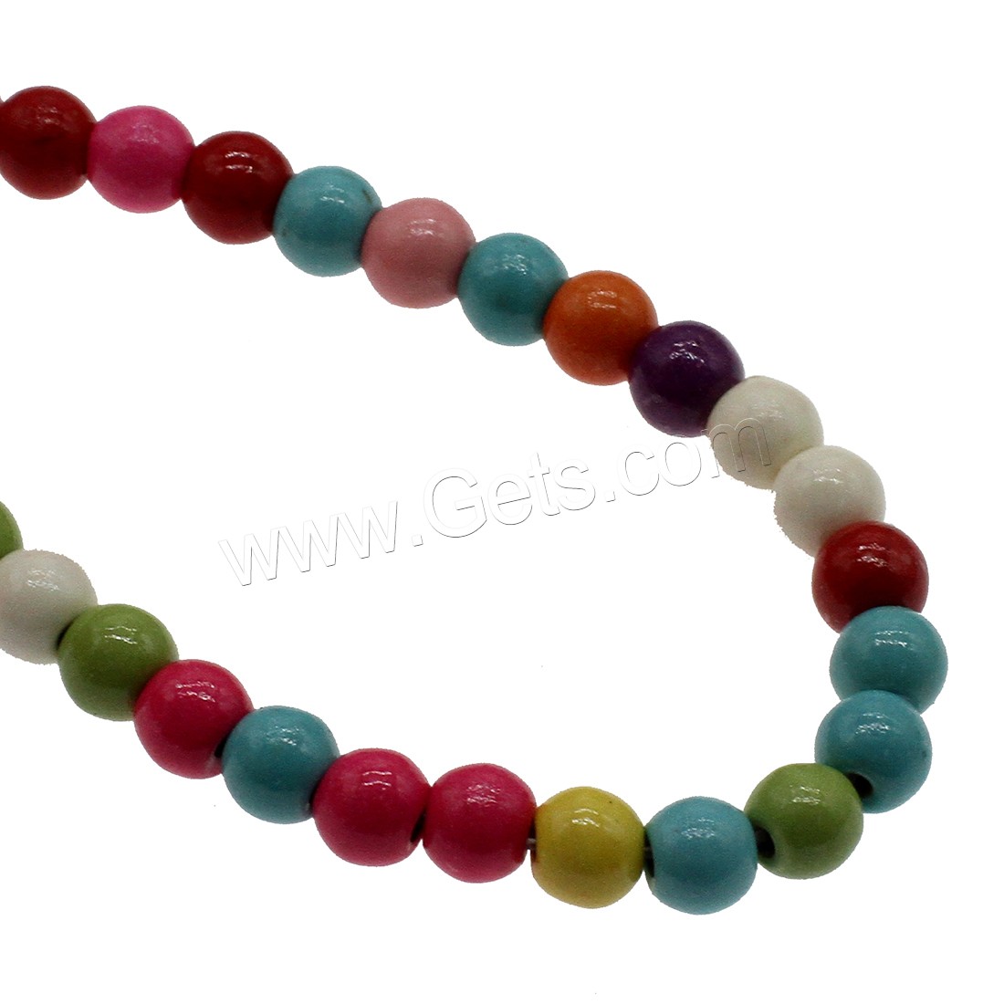 Synthetic Turquoise Beads, Round, different size for choice, more colors for choice, Hole:Approx 1mm, Sold By Strand