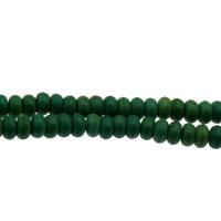 Synthetische Türkis Perlen, DIY, grün, 6*4mm, Bohrung:ca. 1mm, ca. 93PCs/Strang, verkauft von Strang