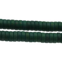 Synthetische Türkis Perlen, DIY & verschiedene Größen vorhanden, grün, Bohrung:ca. 1mm, ca. 124PCs/Strang, verkauft von Strang