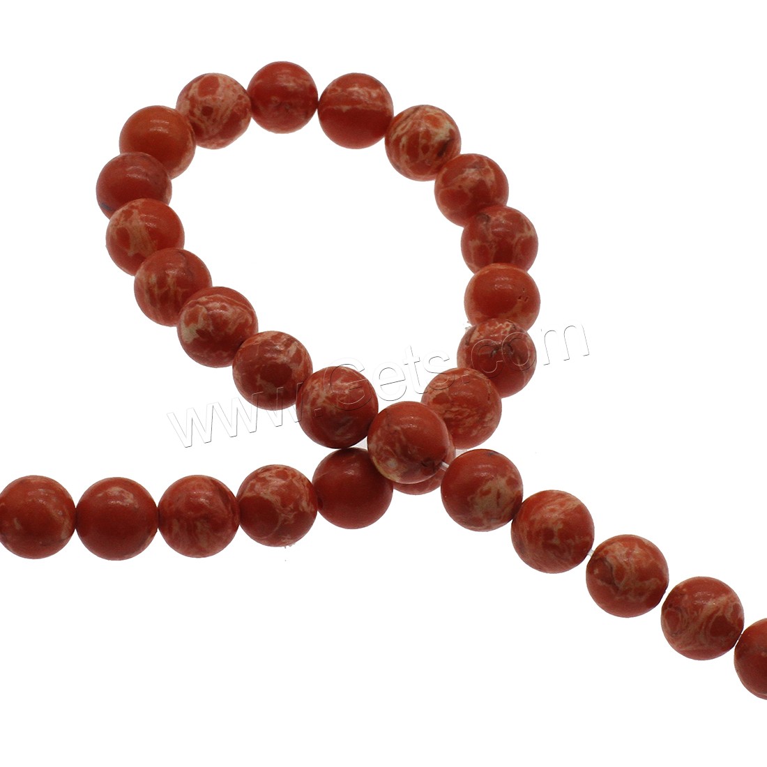 Synthetic Turquoise Beads, Round, different size for choice, red, Hole:Approx 1mm, Sold By Strand