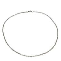 Stainless Steel Chain Necklace, fashion jewelry & Unisex, original color Approx 17.72 Inch 