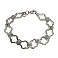 Edelstahl Armbänder, Modeschmuck & unisex & mit Strass, originale Farbe, 14.5x20x2mm, Länge:ca. 8.67 ZollInch, verkauft von Strang