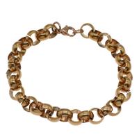 Stainless Steel Chain Bracelets, fashion jewelry & Unisex, rose gold color Approx 7.88 Inch 