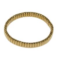 Stainless Steel Chain Bracelets, fashion jewelry & Unisex, golden Approx 7.5 Inch 