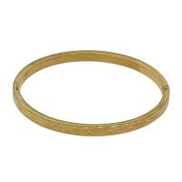 Stainless Steel Bangle, fashion jewelry & Unisex, golden Inner Approx 