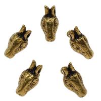 Stainless Steel Animal Pendants, antique gold color Approx 2.8mm 