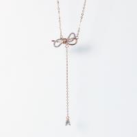 純銀製の宝石類のネックレス, 925スターリングシルバー, メッキ, 女性用 & ライン石のある, 無色, 長さ:約 19.7 インチ, 売り手 ストランド