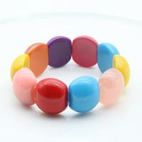 Acrylic Bangle, with Resin, Bohemian style & for woman 13mm 