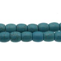 Synthetische Türkis Perlen, DIY, himmelblau, 12*10mm, Bohrung:ca. 1.2mm, ca. 29PCs/Strang, verkauft von Strang