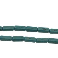 Synthetische Türkis Perlen, DIY, himmelblau, 13*4mm, Bohrung:ca. 0.8mm, ca. 27PCs/Strang, verkauft von Strang