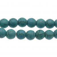 Synthetic Turquoise Beads, Round skyblue Approx 0.7mm 