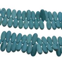 Synthetische Türkis Perlen, DIY, himmelblau, 24x10x5.5mm, Bohrung:ca. 1mm, ca. 72PCs/Strang, verkauft von Strang