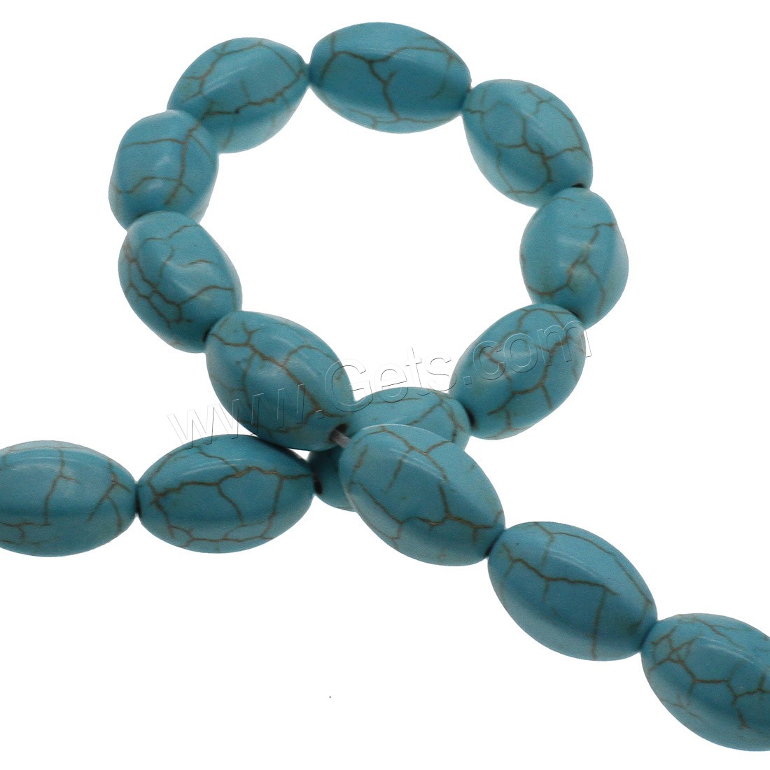 Perles en Turquoise synthétiques, normes différentes pour le choix, blue ciel, Trou:Environ 1mm, Vendu par brin