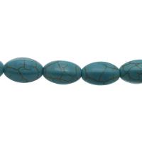 Синтетические бирюзовые бусы, Синтетическая бирюза, разный размер для выбора, небесно-голубой, отверстие:Приблизительно 1mm, продается Strand