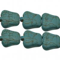 Synthetic Turquoise Beads, Apple, skyblue Approx 0.5mm, Approx 