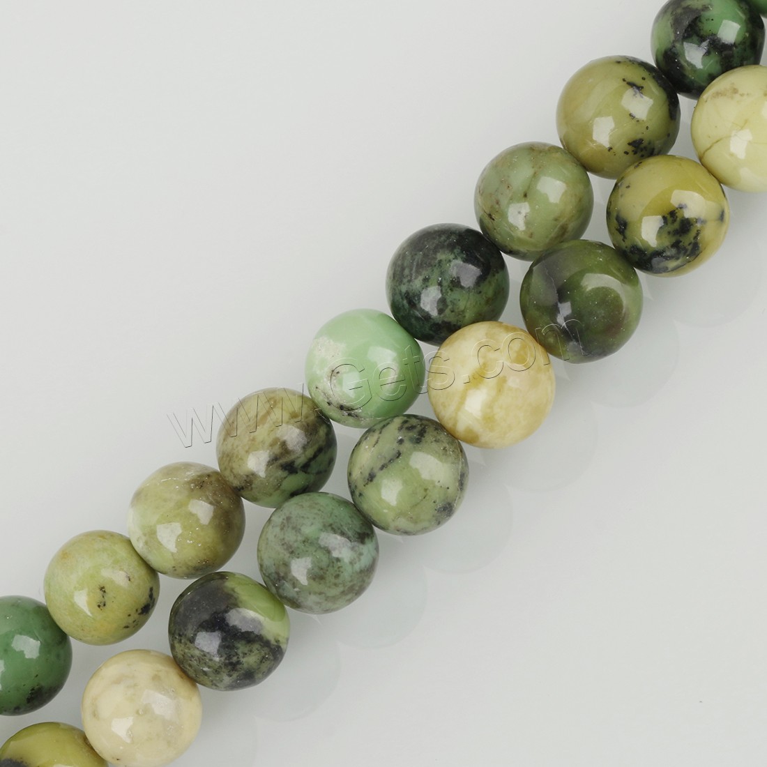 Australien Jade Perle, rund, DIY & verschiedene Größen vorhanden, Bohrung:ca. 1.5mm, Länge:ca. 15.5 ZollInch, verkauft von Strang